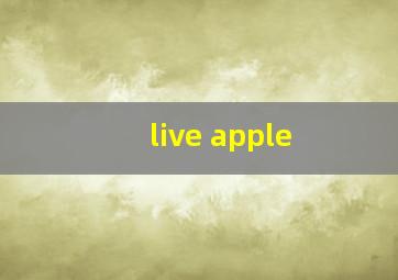 live apple